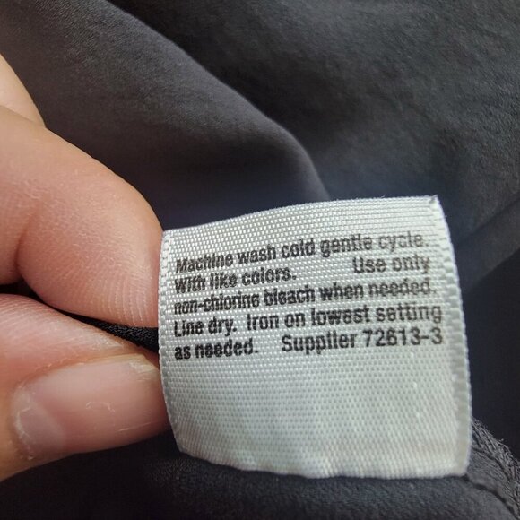 a.n.a A New Approach black romantic long sleeve, lace up blouse plus size 3x - Picture 11 of 11